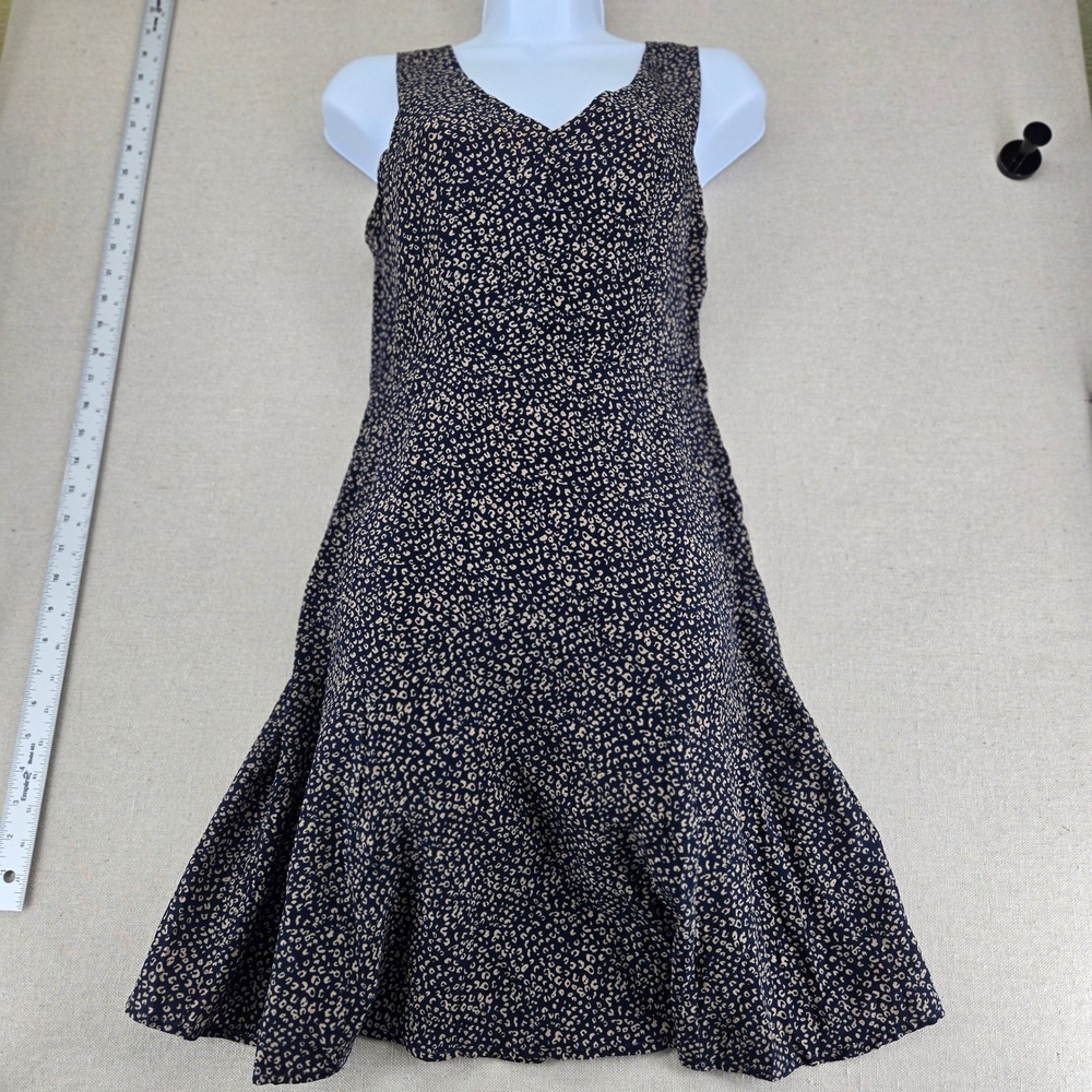 Esley Tie Back Dress Small Ruffle Mini Dress